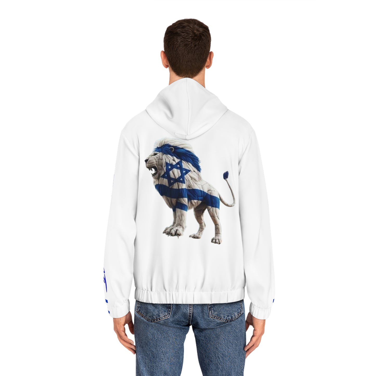 HOODIES Zionist AF Israel Lion Full-Zip Hoodie 1