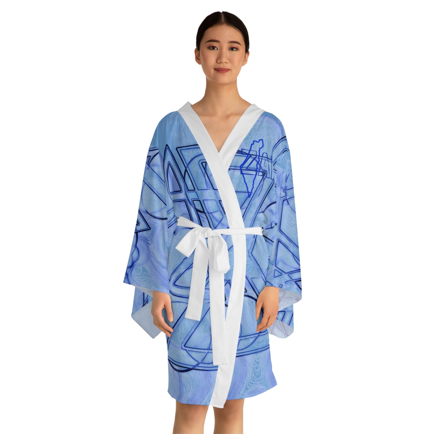 Women's Zionist AF Kimono Robe