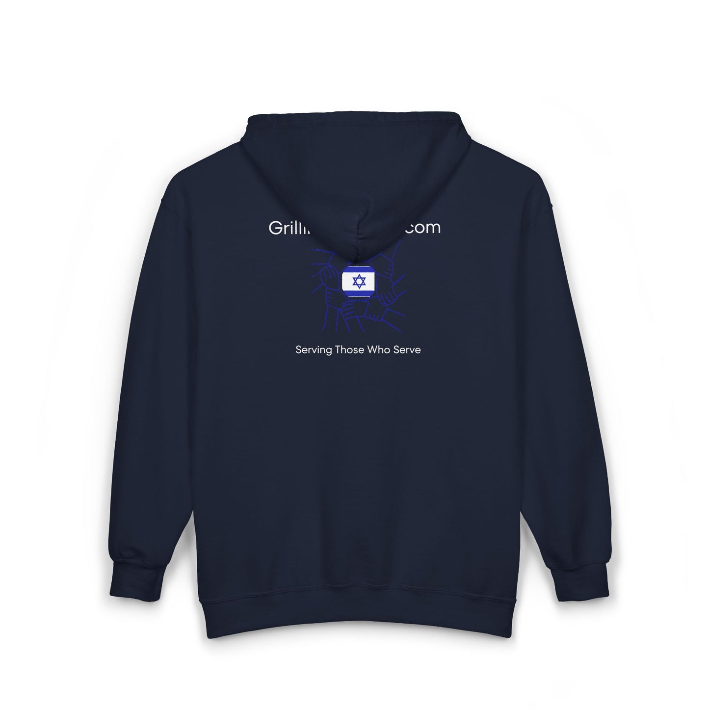 Grilling for Israel Zip-Up Hoodie