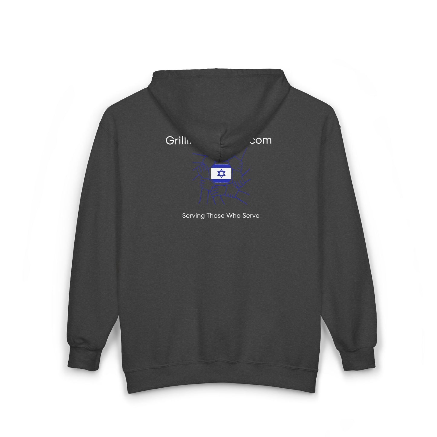 Grilling for Israel Zip-Up Hoodie