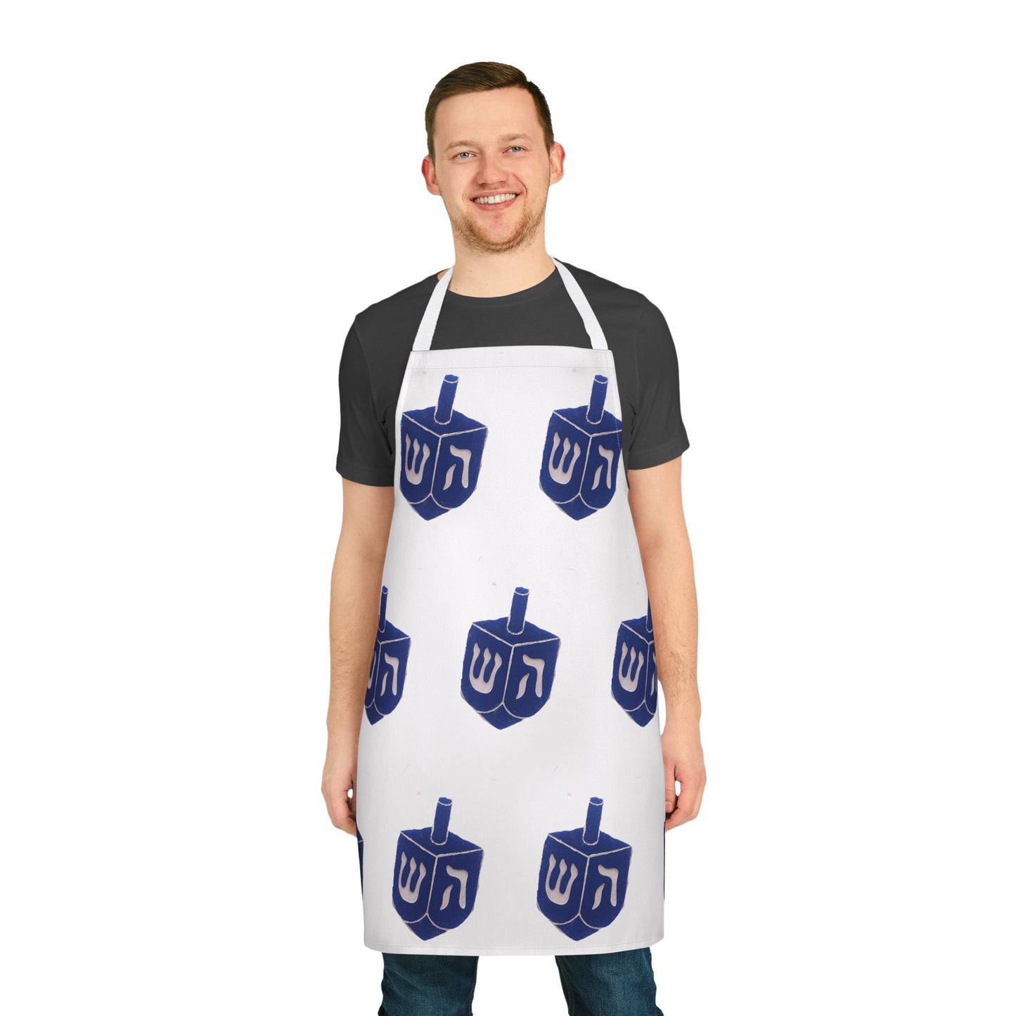 Zionist AF Hanukkah Dreidel Apron by Zionist AF for Cooking Enthusiasts, Cooking Gift, BBQ Accessory, Outdoor Cooking, Foodie Gifts