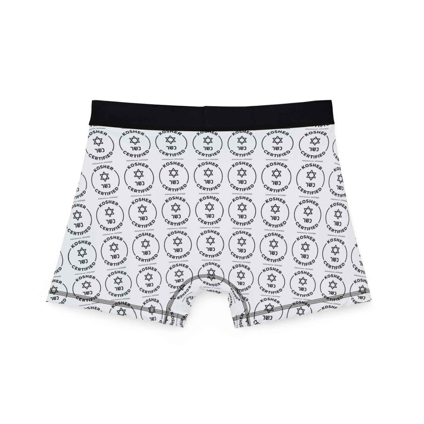 Zionist AF  "Certified Kosher" Men's Boxer Briefs