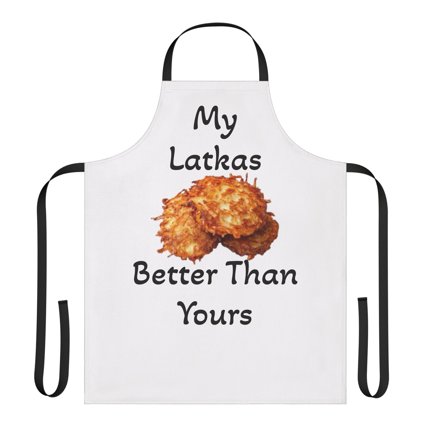 Hanukkah Latkas Apron by Zionist AF for all Grilling Enthusiasts, Cooking Gift, BBQ Accessory, Outdoor Cooking, Foodie Gifts