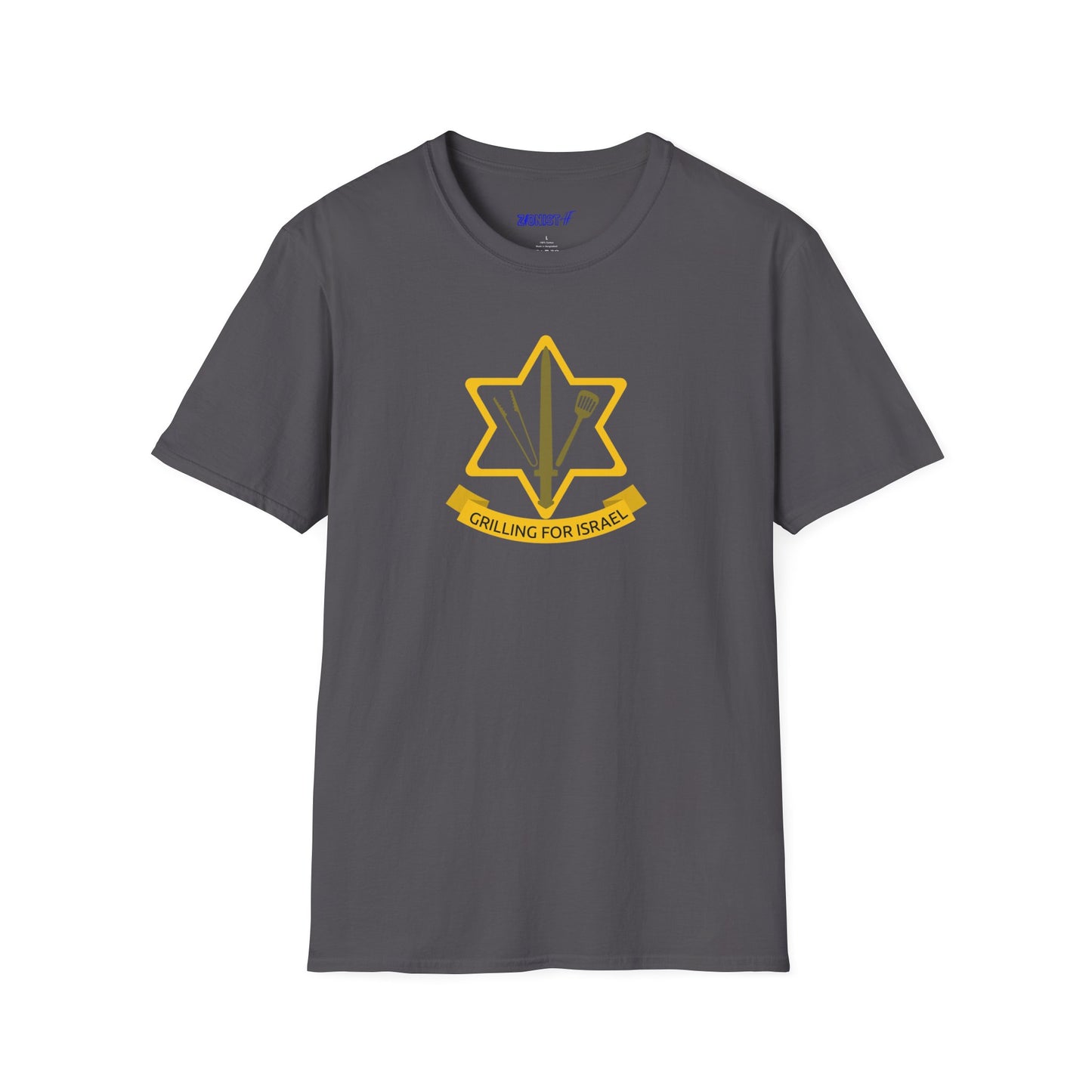 Grilling For Israel Softstyle T-Shirt style A
