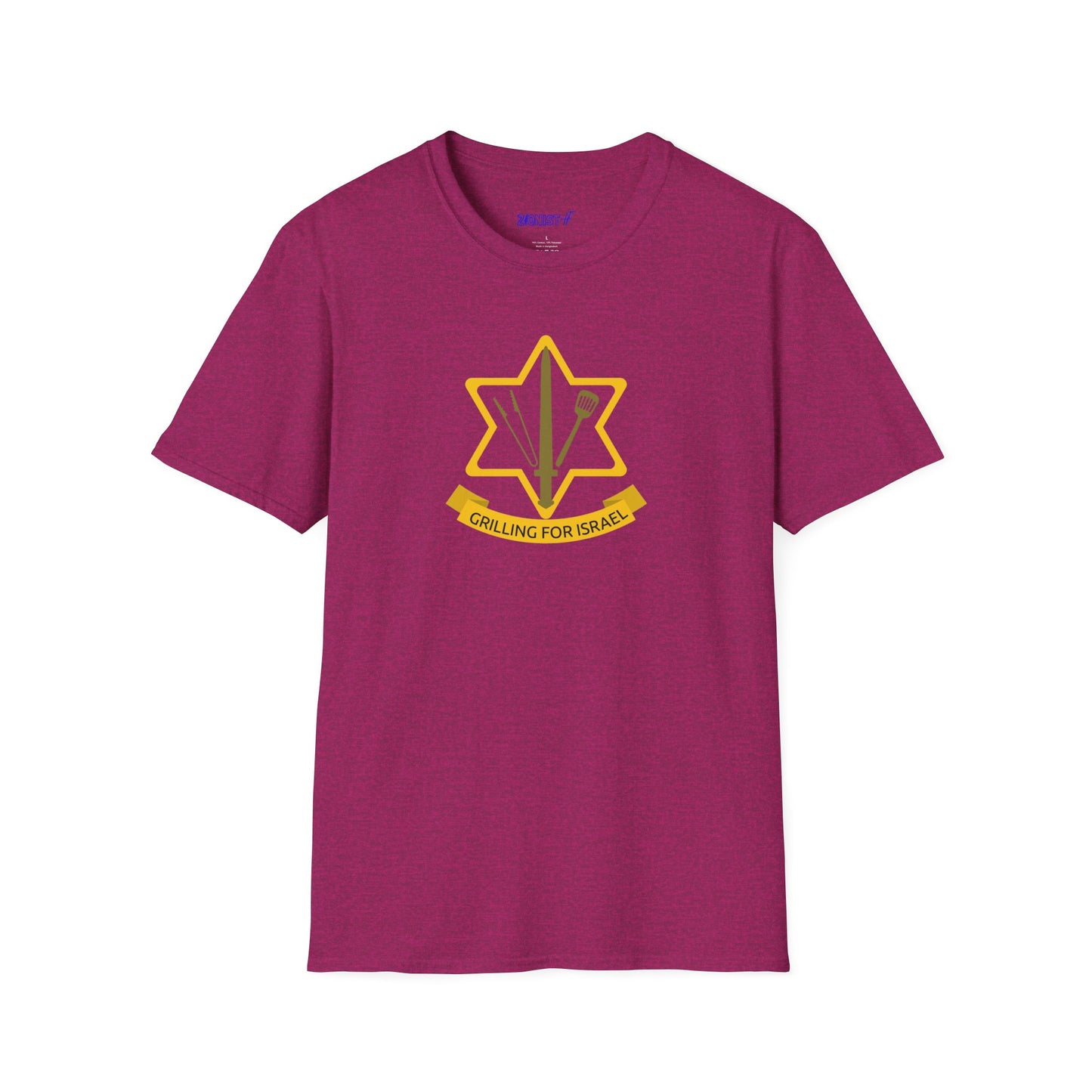Grilling For Israel Softstyle T-Shirt style A