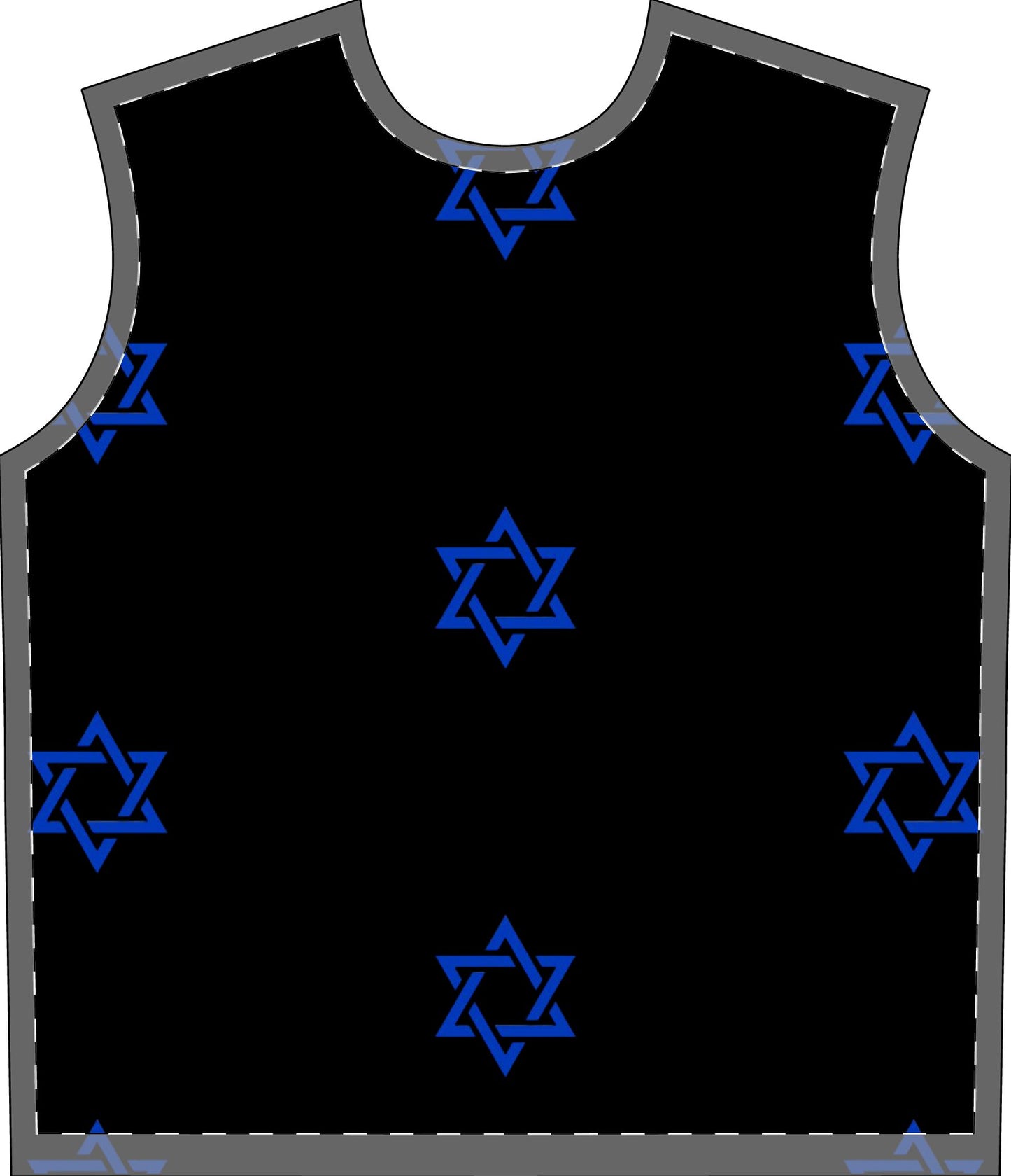 Men's Zionist AF Magan David Pajama Set (AOP)