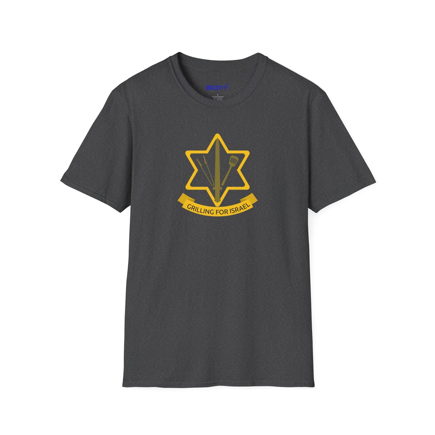Grilling For Israel Softstyle T-Shirt style A