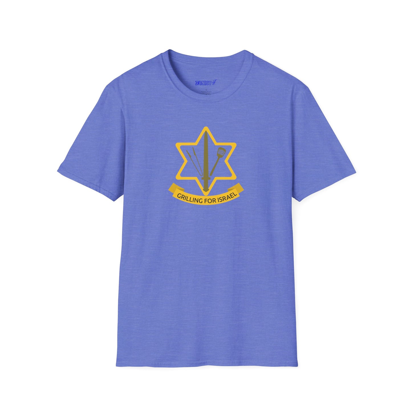 Grilling For Israel Softstyle T-Shirt style A