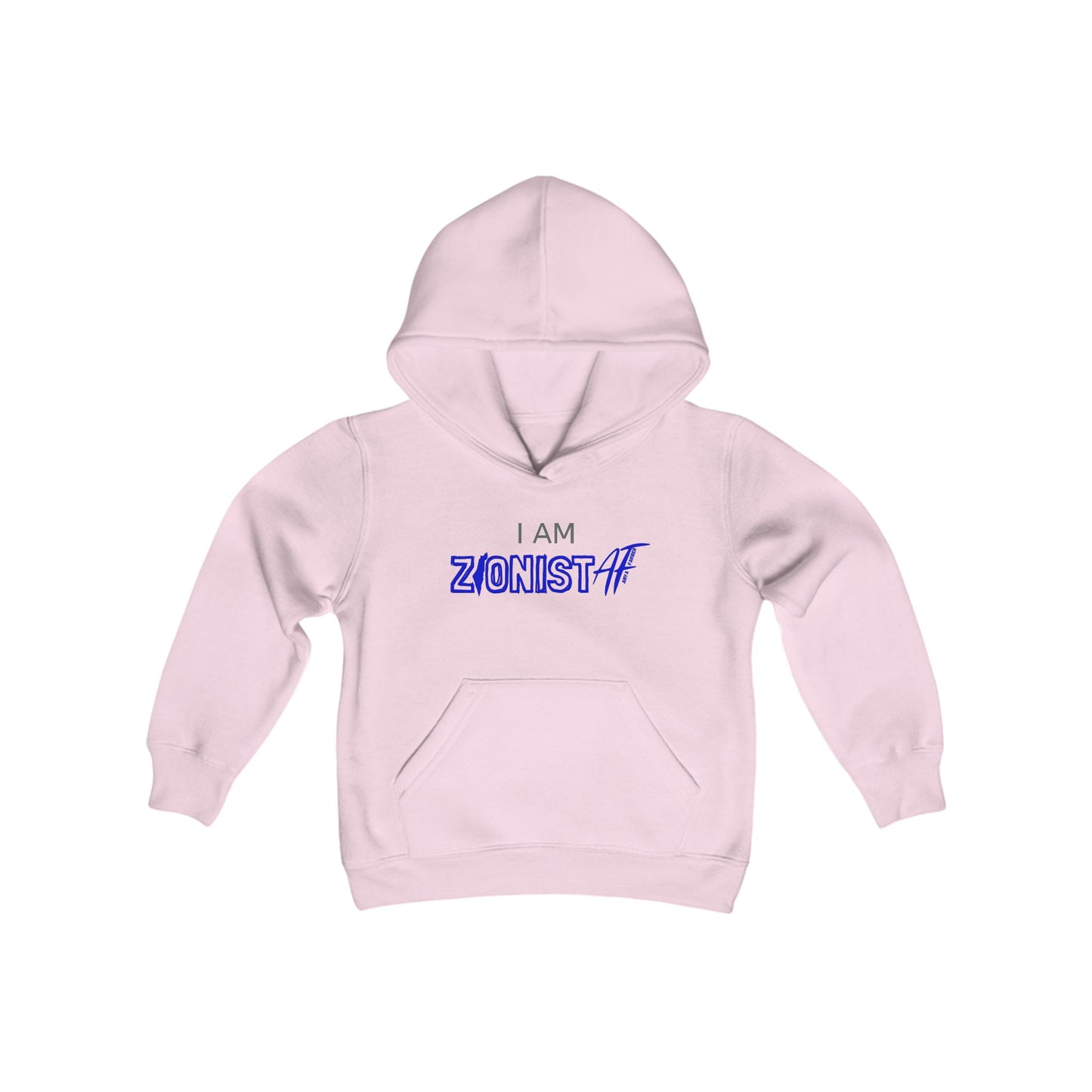 KIDS Zionist AF Youth Heavy Blend Hooded Sweatshirt