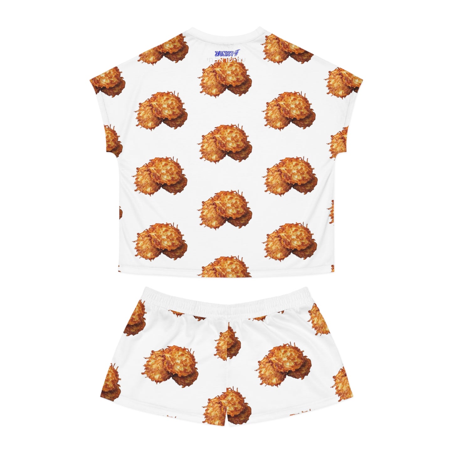 Women's Pajama Set with Fun Latka Design,  Relaxing Nightwear, Hanukkah Lounge Outfit, Gift for Her