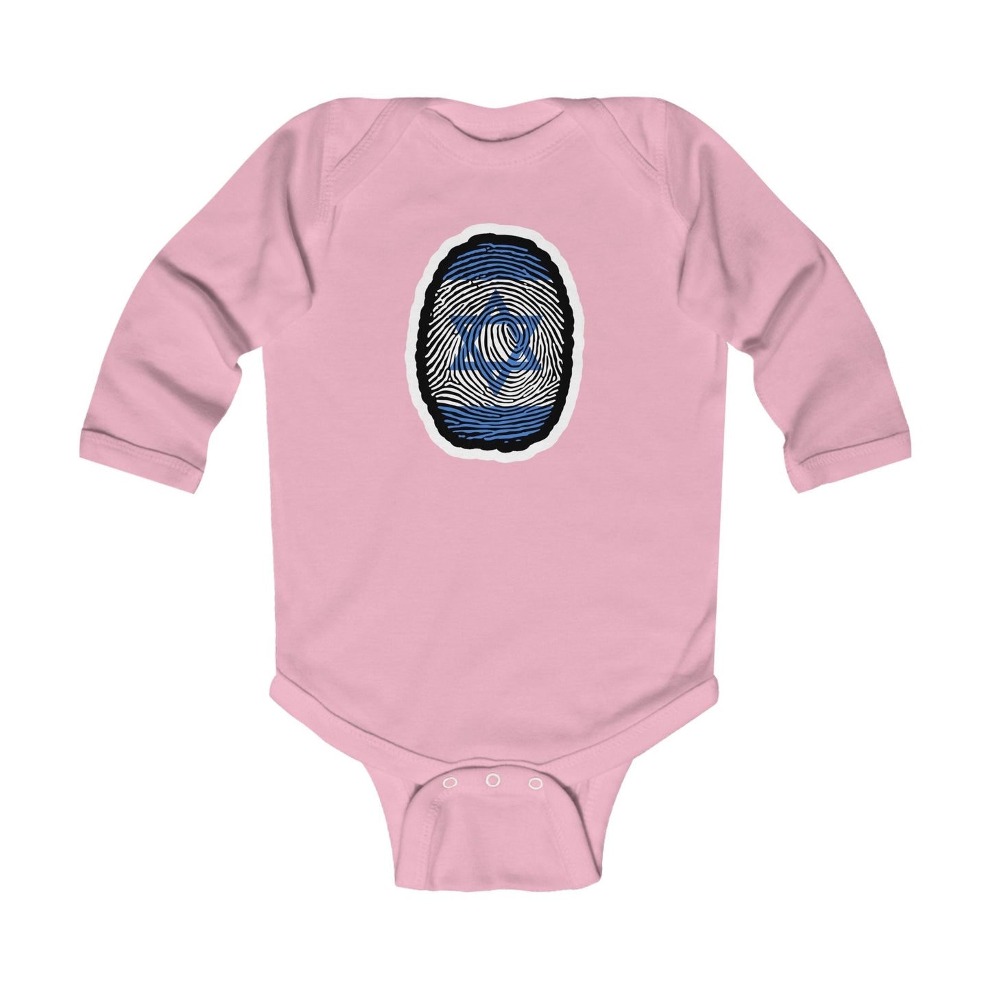KIDS/INFANT Zionist AF "It's in my DNA/Fingerprint" Infant Long Sleeve Bodysuit