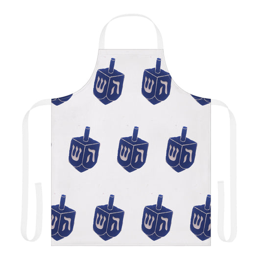 Zionist AF Hanukkah Dreidel Apron by Zionist AF for Cooking Enthusiasts, Cooking Gift, BBQ Accessory, Outdoor Cooking, Foodie Gifts