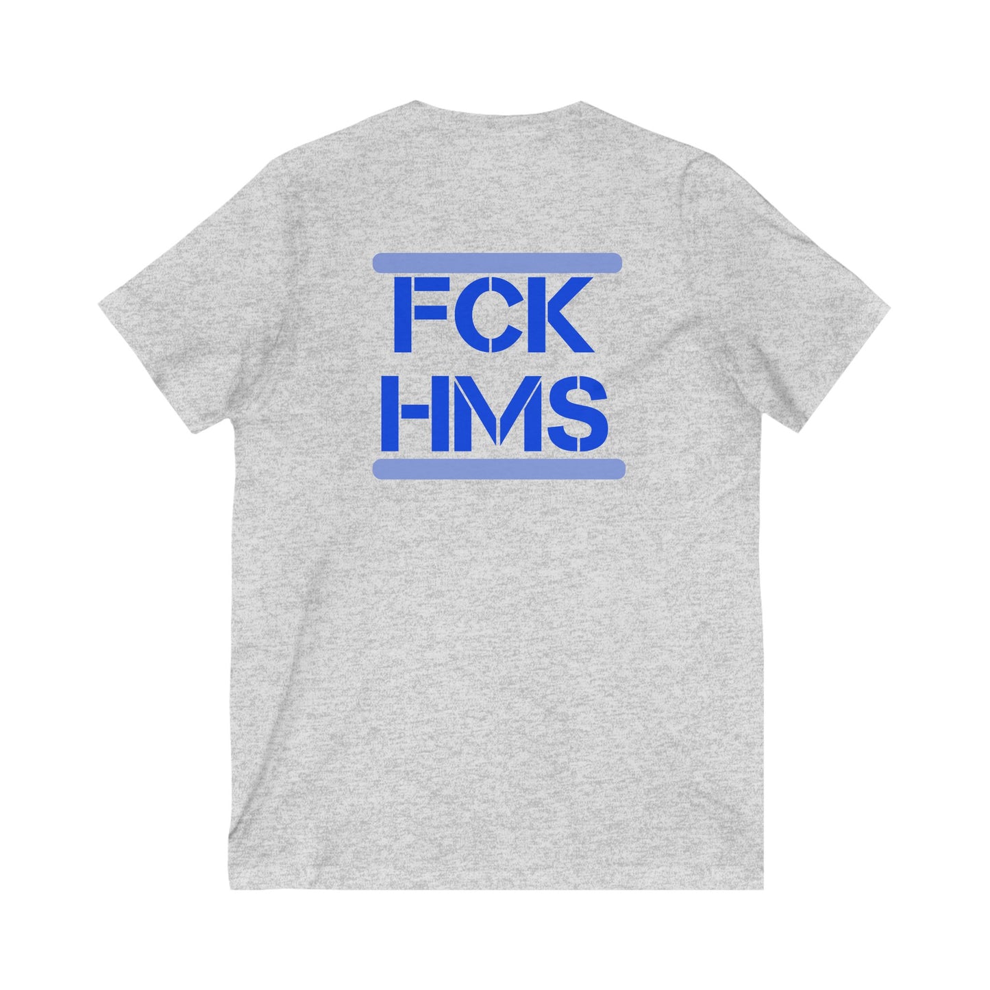 Zionist AF FCK HMS Jersey Short Sleeve V-Neck Tee