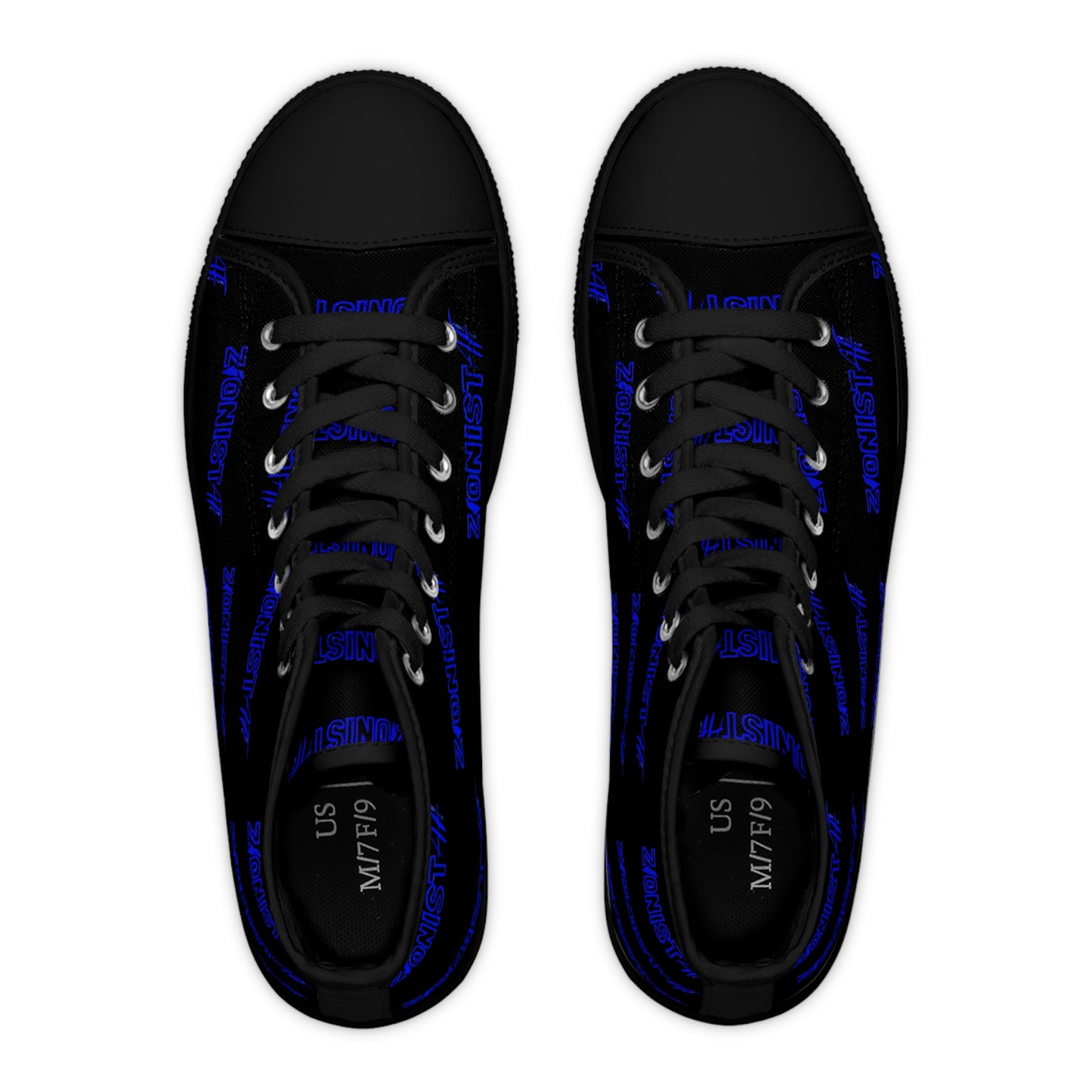 SHOES Women's High Top Zionist AF Sneakers in Black