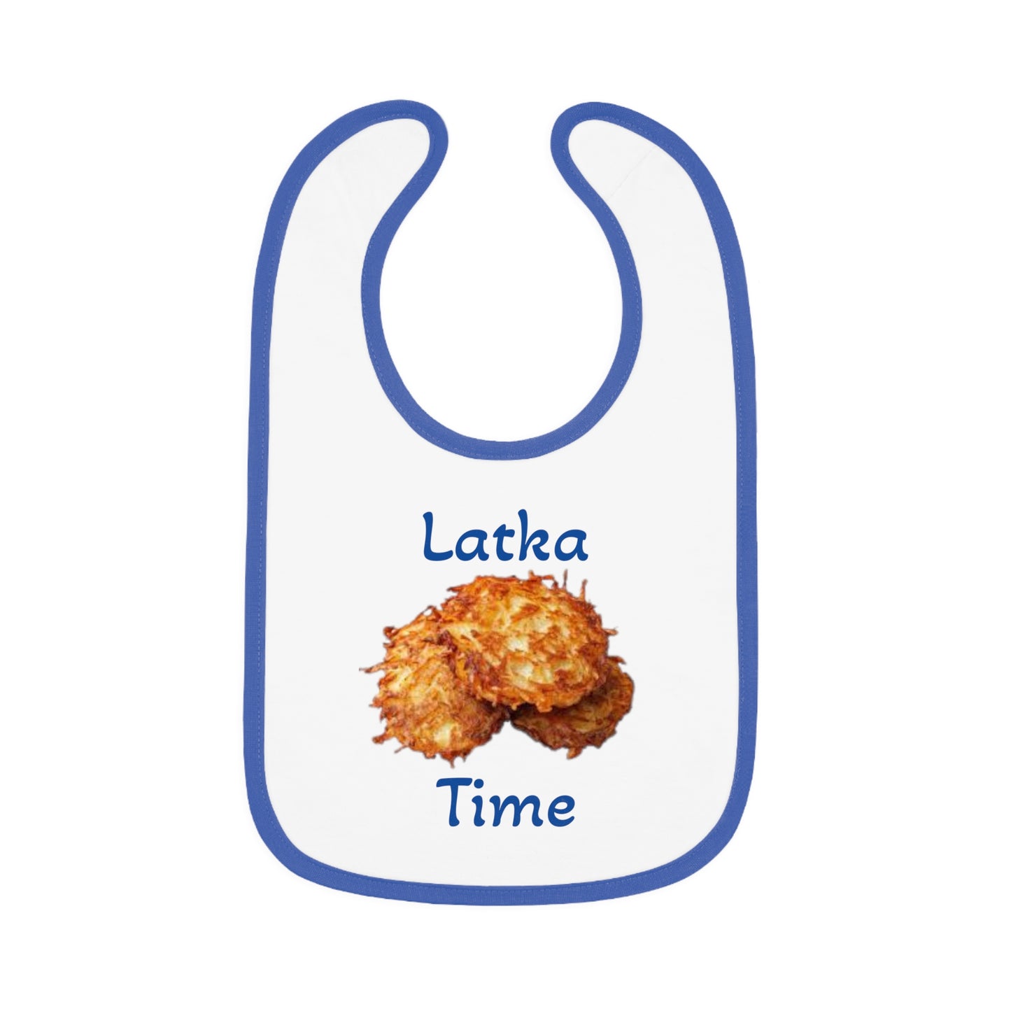 Zionist AF celebrates with Latka Time Baby Bib - Cute Baby Bib for Hanukkah, Holiday Gift, Festive Dining, Kids Meal, Baby Shower