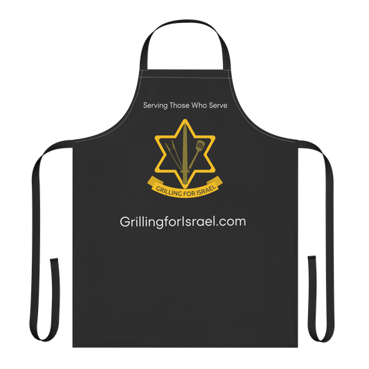 Grilling For Israel Apron by Zionist AF for all Grilling Enthusiasts, Cooking Gift, BBQ Accessory, Outdoor Cooking, Foodie Gifts